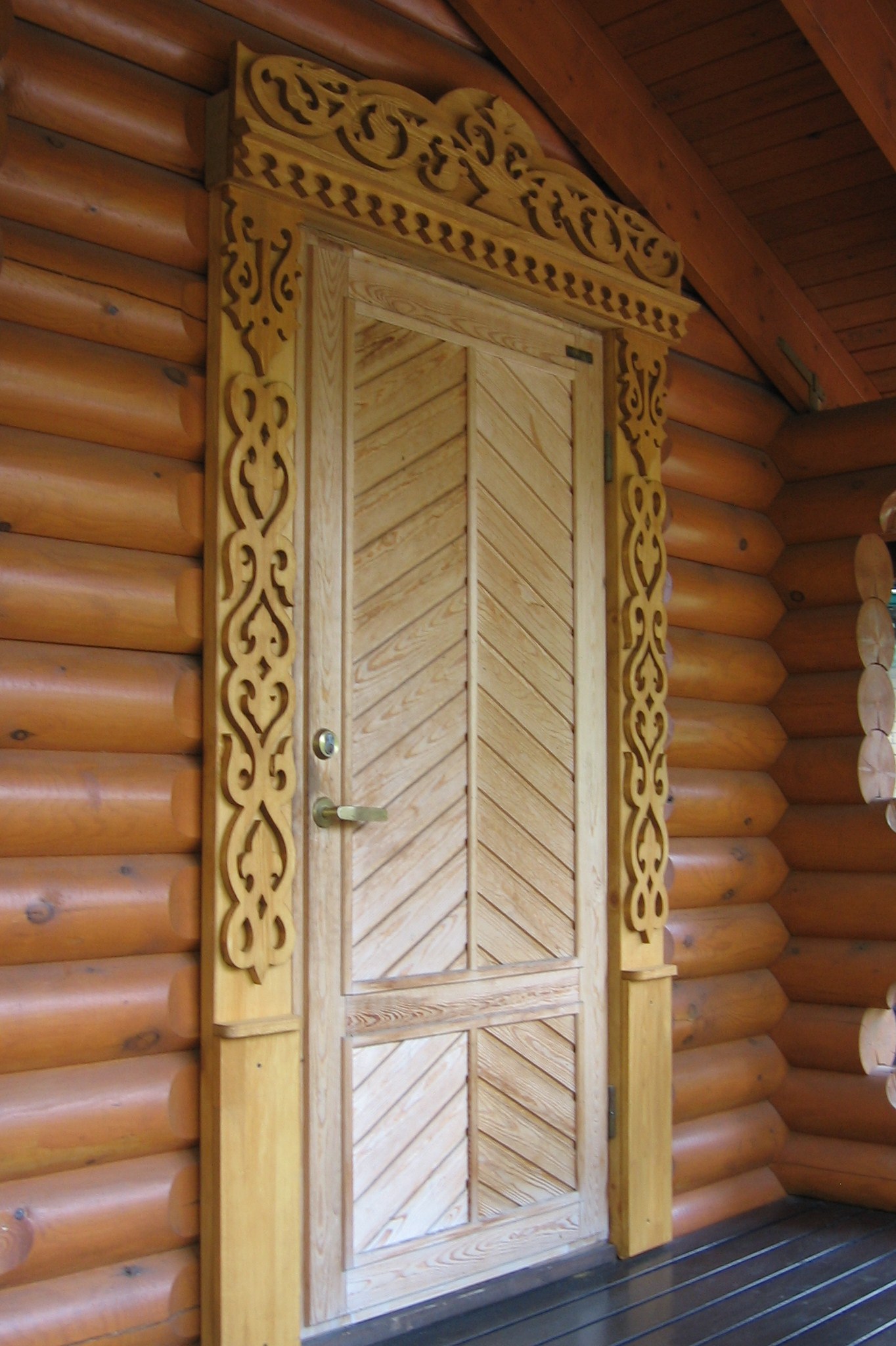 Уникальный резной наличник на деревянную дверь, орнамент дерево жизни